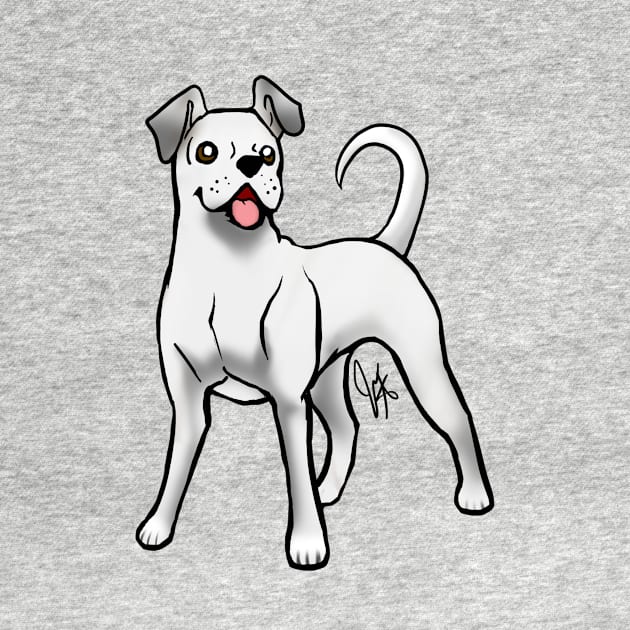 Dog - Boxer - Natural White by Jen's Dogs Custom Gifts and Designs